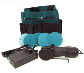 GOURD DISK SANDER KIT - Gourd Disk Sander, Sanding Sponge Disks, Power Supply, Tool Bag