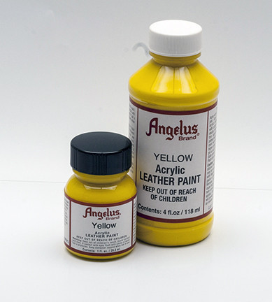  Angelus Leather Paint 4oz-Yellow