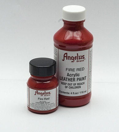 ANGELUS LEATHER PAINT - Fire Red Shoe Paint 