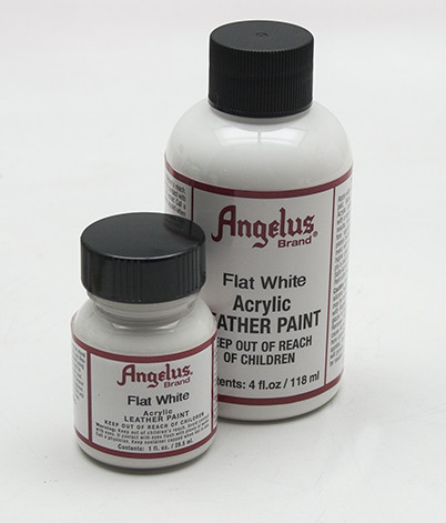 angelus white acrylic paint