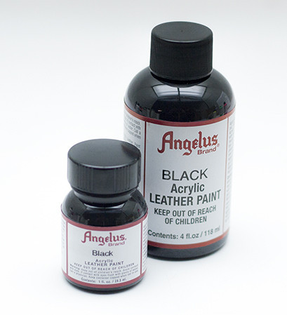 ANGELUS LEATHER PAINT - Black Shoe Paint 