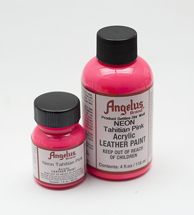 Angelus Acrylic Leather Paint Hot Pink 1 Oz