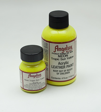 ANGELUS LEATHER PAINT - Neon - Tropic Sun Yellow Shoe Paint 