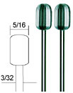 TUNGSTEN VANADIUM FOOTBALL BURS - Two