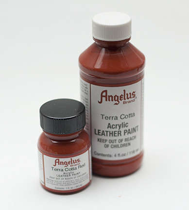 ANGELUS LEATHER PAINT - Terra Cotta Red Shoe Paint